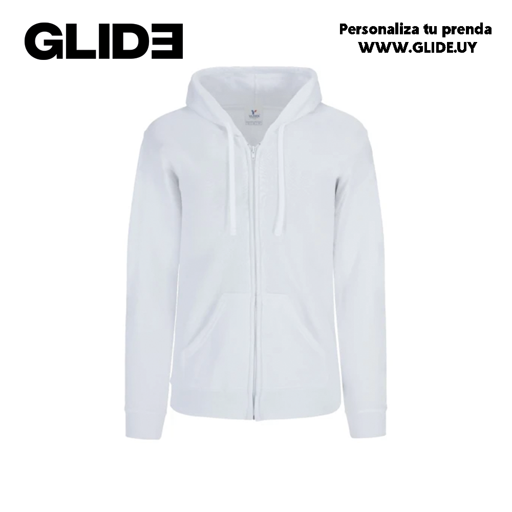 Campera con cierre felpa