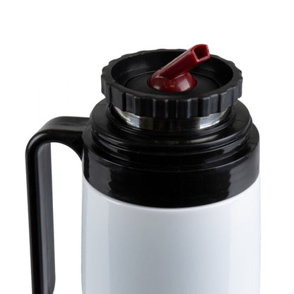 Termo Clasico de Acero 1L Blanco